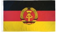 East Germany  Printed Polyester Flag 3ft by 5ft