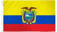 Ecuador Printed Polyester Flag 3ft by 5ft