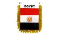 Egypt Rearview Mirror Mini Banner 4in by 6in