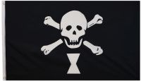 Emanuel Wynne Pirate Flag 3x5ft Poly
