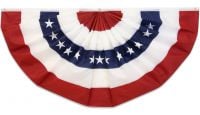 USA Embroidered Bunting Flag 3ft by 1.5ft