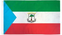 Equatorial Guinea Printed Polyester Flag 3ft by 5ft