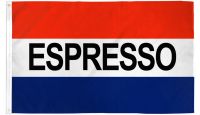 Espresso Printed Polyester Flag 3ft by 5ft