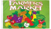 Farmer's Market Printed Polyester Flag 3ft by 5ft