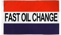 Fast Oil Change Printed Polyester Flag 3ft by 5ft