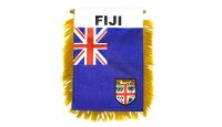 Fiji Rearview Mirror Mini Banner 4in by 6in