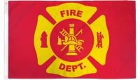 Fire Department Printed Polyester Flag 3ft by 5ft