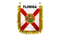 Florida Rearview Mirror Mini Banner 4in by 6in