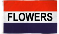 Flowers Printed Polyester Flag 3ft by 5ft
