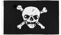 Big Skull Pirate Printed Polyester Flag 3ft by 5ft