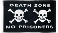 Death Zone Pirate Printed Polyester Flag 3ft by 5ft