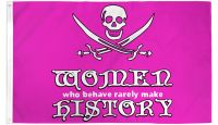 Women In History Pirate Printed Polyester Flag 3ft by 5ft