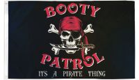 Booty Patrol Printed Polyester Flag 3ft by 5ft