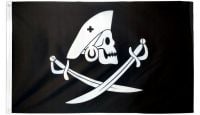 Edward England Pirate Printed Polyester Flag 3ft by 5ft