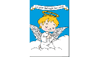 Angel Boy Garden Printed Polyester Garden Flag 28in by 40in