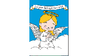 Angel Girl Garden Printed Polyester Garden Flag 28in by 40in