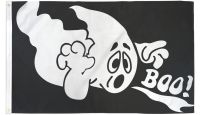 Halloween Ghost Boo Printed Polyester Flag 3ft by 5ft