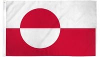 Greenland  Printed Polyester Flag 3ft by 5ft