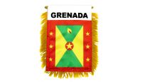 Grenada Rearview Mirror Mini Banner 4in by 6in