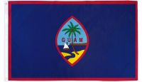 Guam Printed Polyester Flag 2ft by 3ft