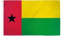 Guinea-Bissau Printed Polyester Flag 2ft by 3ft