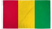 Guinea Printed Polyester Flag 2ft by 3ft
