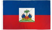 Haiti Printed Polyester Flag 2ft by 3ft