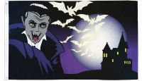Halloween Vampire Printed Polyester Flag 3ft by 5ft