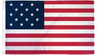 15 Star Spangled Banner Printed Polyester Flag 3ft by 5ft