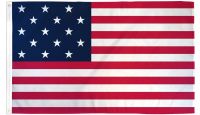 15 Star Spangled Banner Printed Polyester Flag 3ft by 5ft