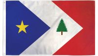 New England Acadiana Printed Polyester Flag 3ft by 5ft