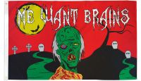 Halloween Zombie Printed Polyester Flag 3ft by 5ft