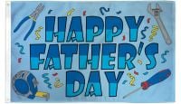 Happy Fathers Day Printed Polyester Flag 3ft by 5ft