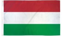 Hungary  Printed Polyester Flag 3ft by 5ft