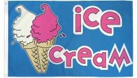 Ice Cream Printed Polyester Flag 3ft by 5ft