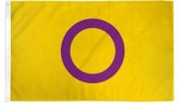 Intersex Pride Printed Polyester Flag 3ft by 5ft