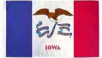 Iowa Printed Polyester Flag 3ft by 5ft