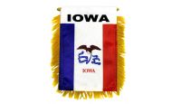 Iowa Rearview Mirror Mini Banner 4in by 6in