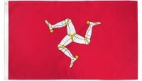 Isle of Man   Printed Polyester Flag 3ft by 5ft
