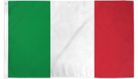 Italy  Printed Polyester Flag 3ft by 5ft