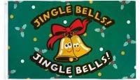 Jingle Bells Printed Polyester Flag 3ft by 5ft