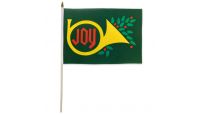 Christmas Joy 12x18in Stick Flag
