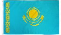 Kazakhstan Printed Polyester Flag 2ft by 3ft