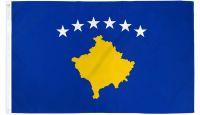 Kosovo  Printed Polyester Flag 3ft by 5ft