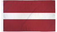 Latvia Printed Polyester Flag 2ft by 3ft