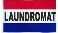 Laundromat Printed Polyester Flag 3ft by 5ft