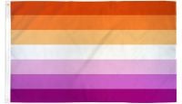 Lesbian Sunset Printed Polyester Flag 3ft by 5ft