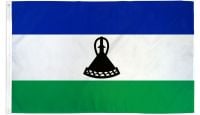 Lesotho Printed Polyester Flag 2ft by 3ft