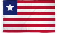 Liberia Printed Polyester Flag 3ft by 5ft
