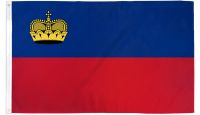 Liechtenstein Printed Polyester Flag 2ft by 3ft